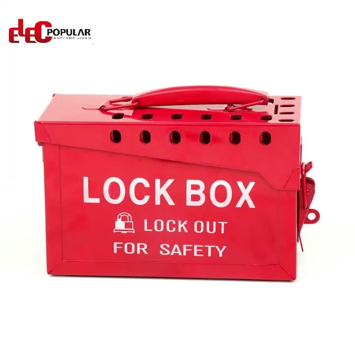 Коробка замка металла оборудования безопасности промышленной безопасности портативная